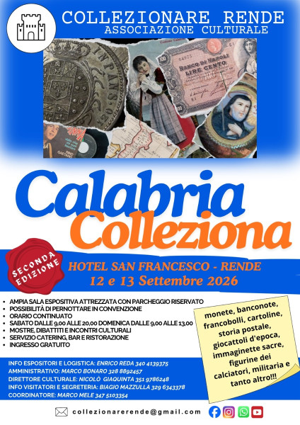 Calabria Colleziona 2026